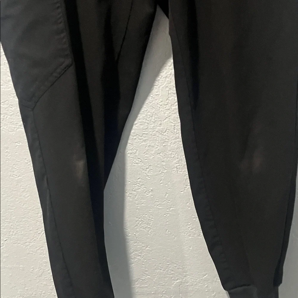 Figs Black Jogger Sweatpants with White Drawstring Sz M/P